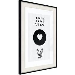 Arkiio Affisch Heart and Crystals [Poster] 20x30 Poster